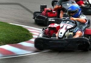 Dos tandas de karting