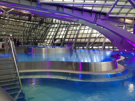 Imagen del interior del centro Inúu de Caldea, en Andorra