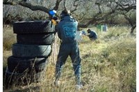 Partida de Paintball de 250 bolas