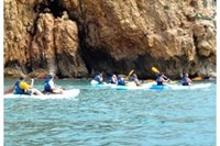 Open-kayak ruta de 2 horas en Vilanova i la Geltrú