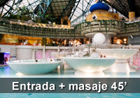 ¡OFERTA! 2x1 Entrada Caldea y masaje 45 min