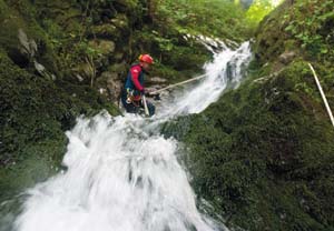 Descenso de cañones en Asturias