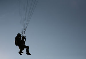 Vuelo en parapente por Sopelana