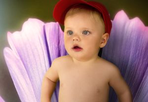 Book de fotos infantil en estudio 