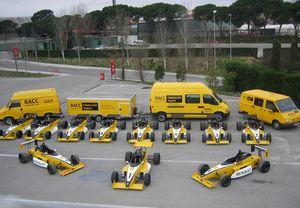 6 vueltas en Fórmula Renault RACC en circuito F1