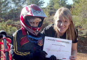 Curso de pilotaje de buggy para niños