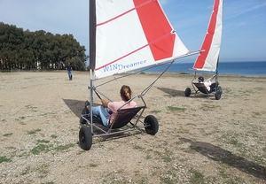 OFERTA: Wind Kart para 2, navega sobre la arena en Málaga