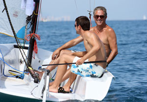 Curso de vela ligera para dos en Oliva