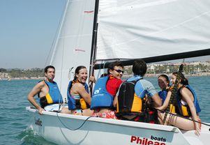 Paseo en velero en Vilanova i la Geltrú