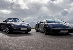 Conducción de Ferrari, Porsche o Lamborghini en carretera