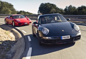 Ruta de Ferrari, Porsche o Lamborghini con spa (S-D)