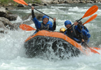 Rafting en Noguera Pallaresa recorrido 12 kms