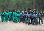 Partida de paintball de 200 bolas