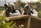 Partida de paintball para dos