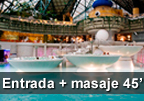 ¡OFERTA! 2x1 Entrada Caldea y masaje 45 min