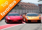 DÚO de coches: 4 vueltas en Ferrari y Lamborghini