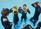 Bautizo de buceo en piscina para dos