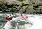 Rafting en Padrón en el río Ulla