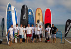 Curso de paddle surf o surf de 3h y 30 mins. para dos