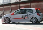 2 vueltas como copiloto en Renault Clio Cup